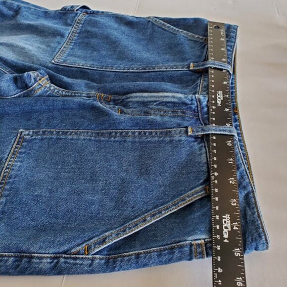 Jeanerica Wide-Leg Carpenter Jeans Utility Blue Denim Size 26 Workwear Grunge - Picture 5 of 10
